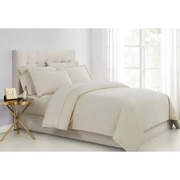 Charisma 400TC Percale Bedding Collection Full/Queen Duvet Cover Set